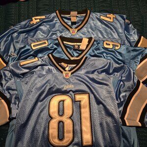 Bundle of 3 Detroit Lions jerseys 2xl